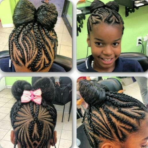 Black Little Girl Hairstyles With Weave
 cute but no weave please Cyniah s Crown