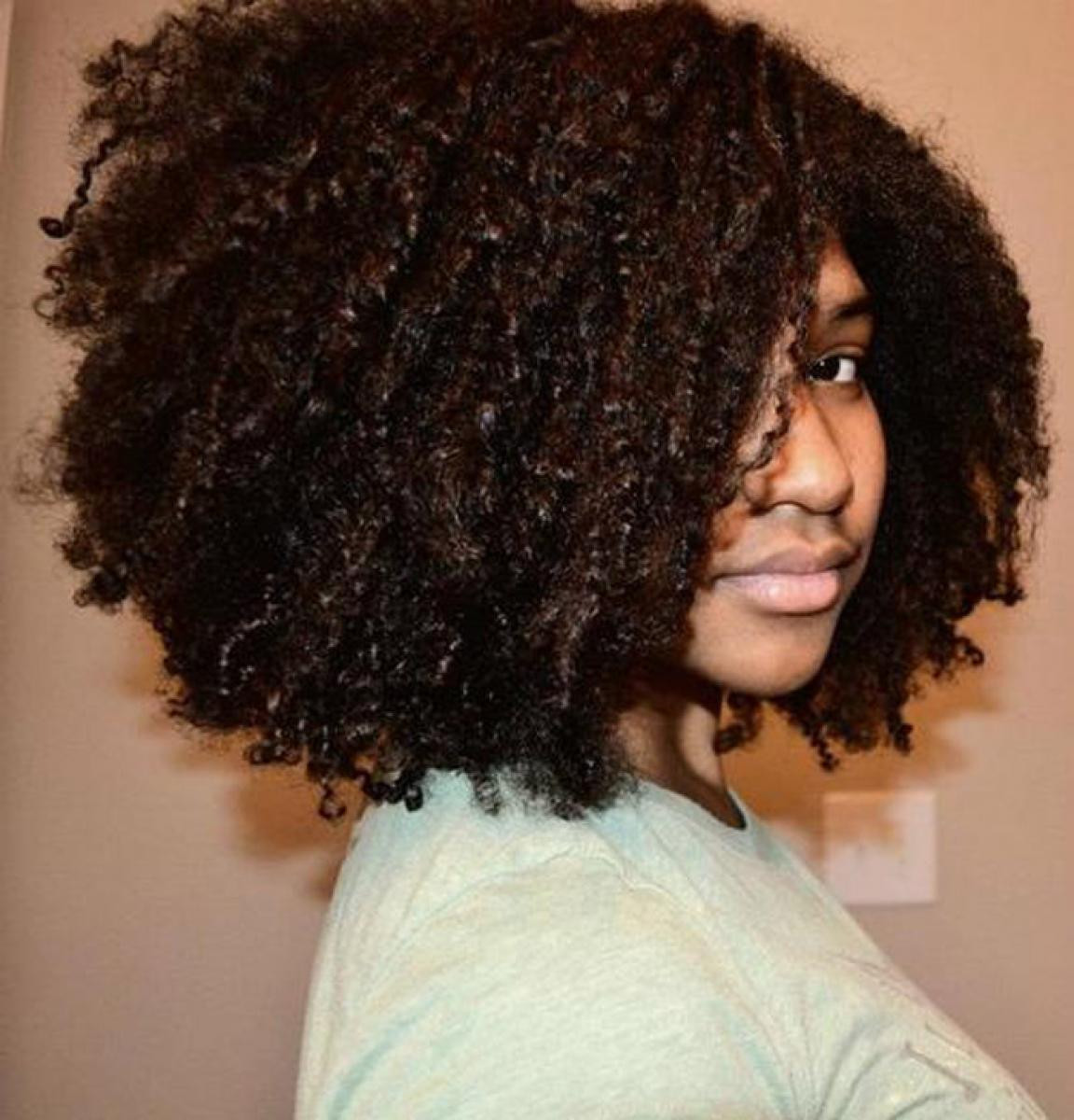 Black Natural Curly Hairstyles For Medium Length Hair
 of Black Natural Curly Hairstyles for Medium