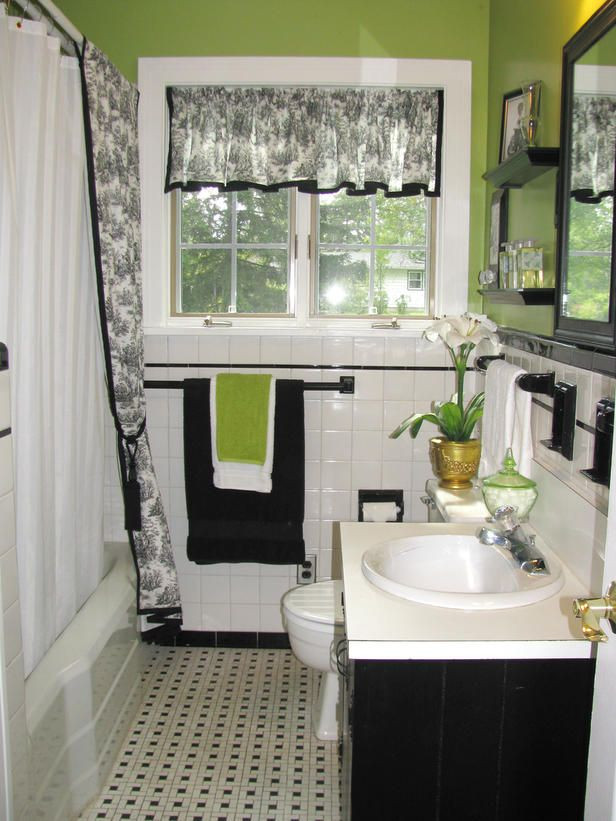 Black White Bathroom Tile
 31 retro black white bathroom floor tile ideas and pictures