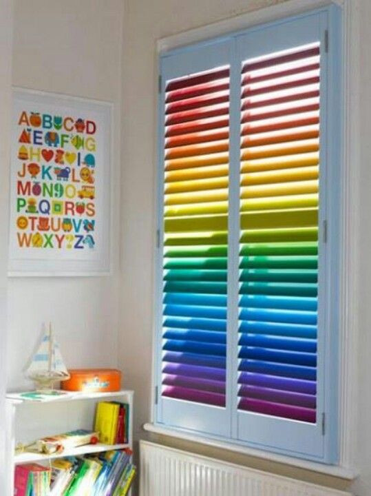 Blinds For Kids Room
 rainbow blinds kids playroom idea cute for my future