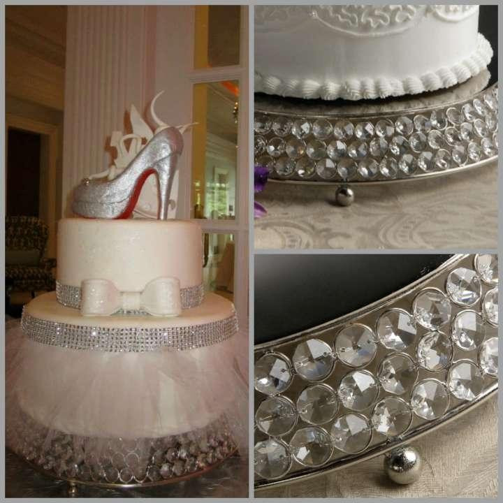 Bling Wedding Cake Stand
 Rhinestone Cake Stand Bling Wedding Cake Stand Drum 18
