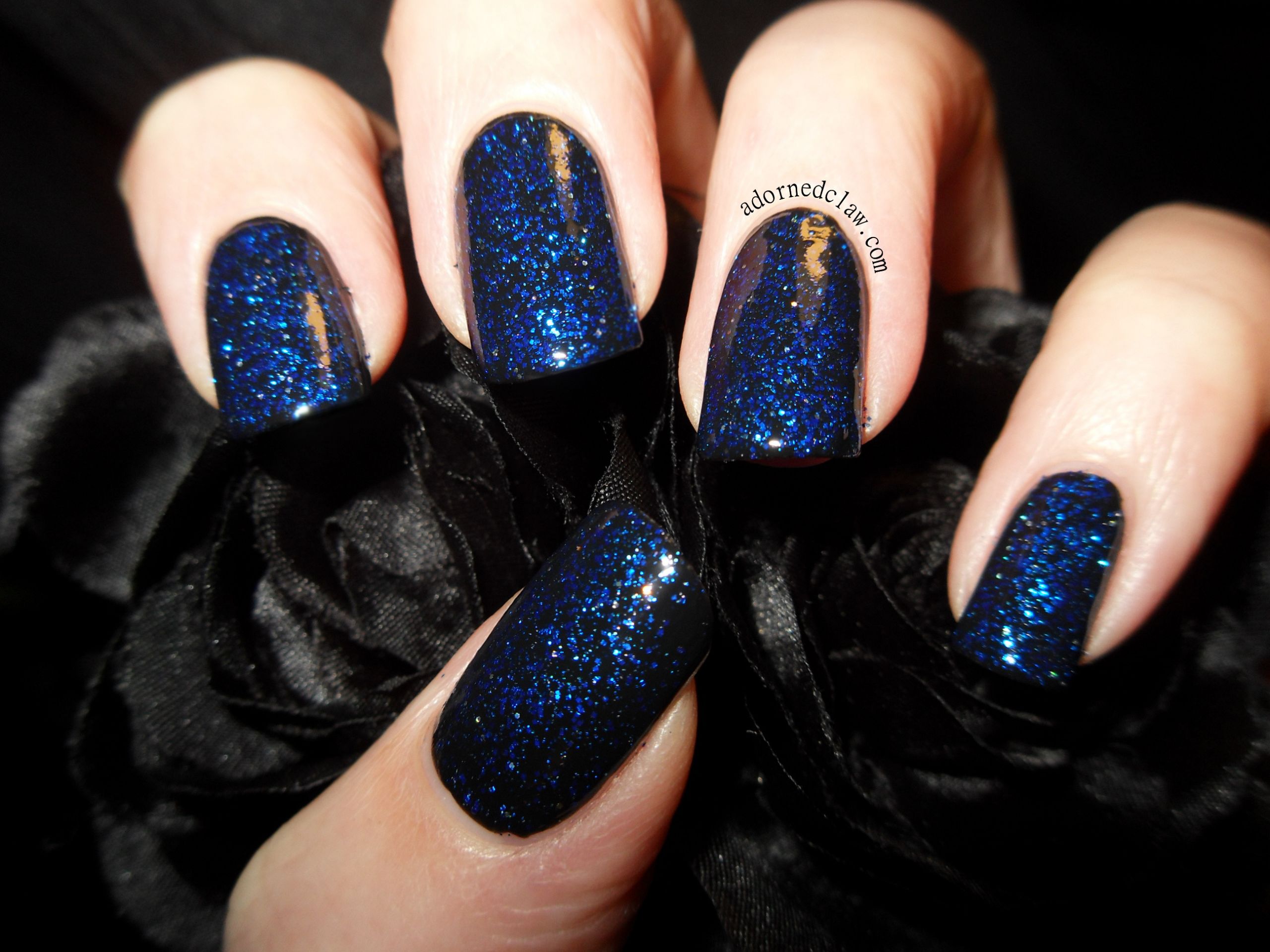 Blue Nails With Glitter
 Jess Nail Polish Part 2 The Glitter Swatches Breathless