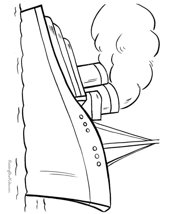 Boat Coloring Pages For Toddlers
 Coloring pages of Boats