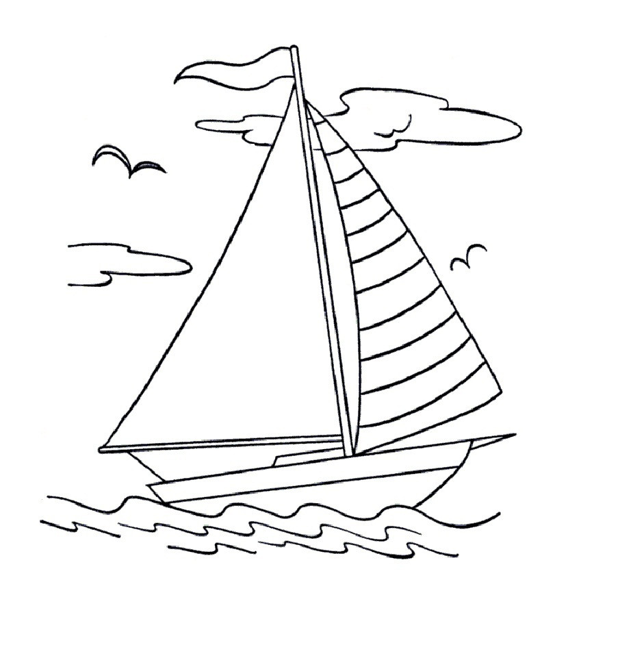 Boat Coloring Pages For Toddlers
 Free Printable Boat Coloring Pages For Kids Best