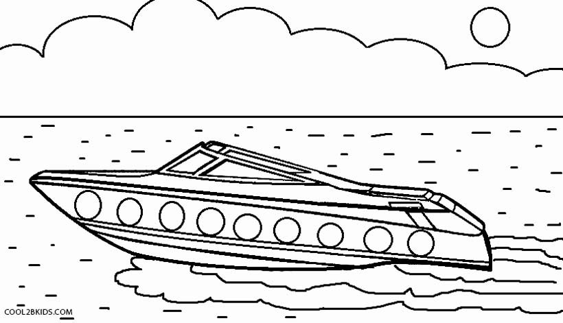 Boat Coloring Pages For Toddlers
 Printable Boat Coloring Pages For Kids