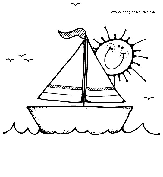 Boat Coloring Pages For Toddlers
 Boat coloring pages for kids
