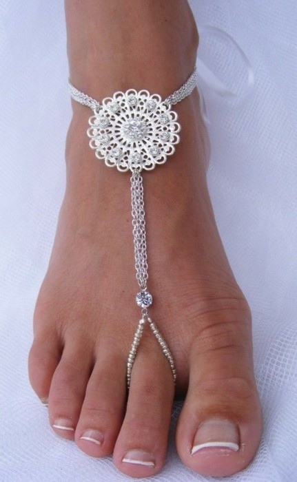 Body Jewelry Foot
 40 best BAREFOOT SANDALS images on Pinterest