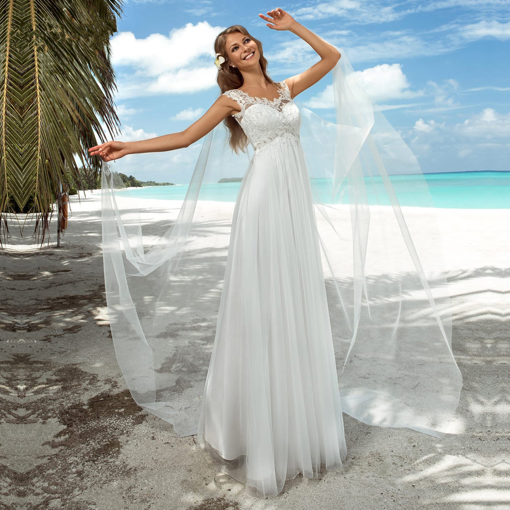 Boho Beach Wedding Dress
 Summer Boho Beach Wedding Dresses For Pregnant Women