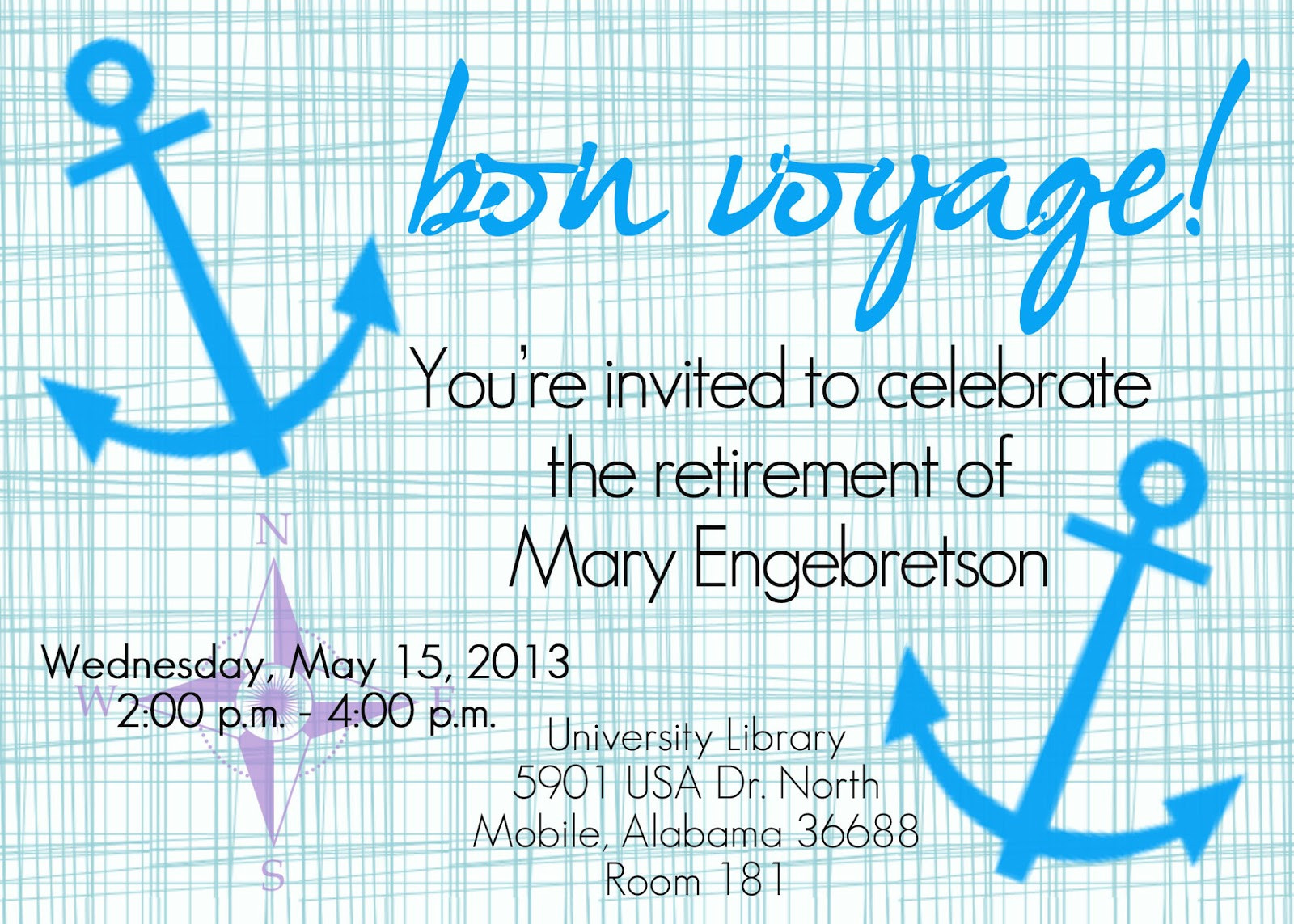 Bon Voyage Retirement Party Ideas
 LiBLog USA Bon Voyage Mary Engebretson Retirement Party