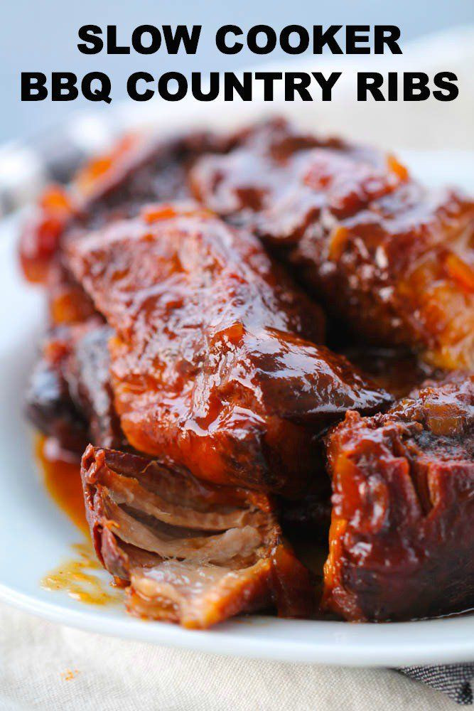 Boneless Country Style Pork Ribs Slow Cooker
 Slow Cooker BBQ Country Style Ribs Recipe