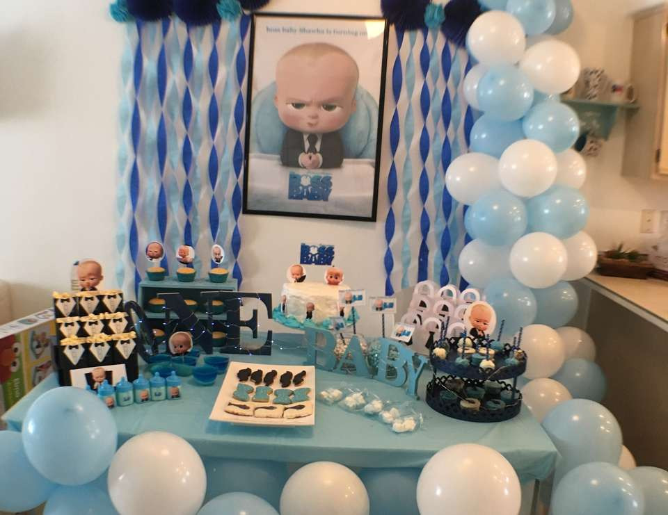 Boss Baby Party Supplies
 Boss baby Birthday "Shawha’s awesome 1st birthday party