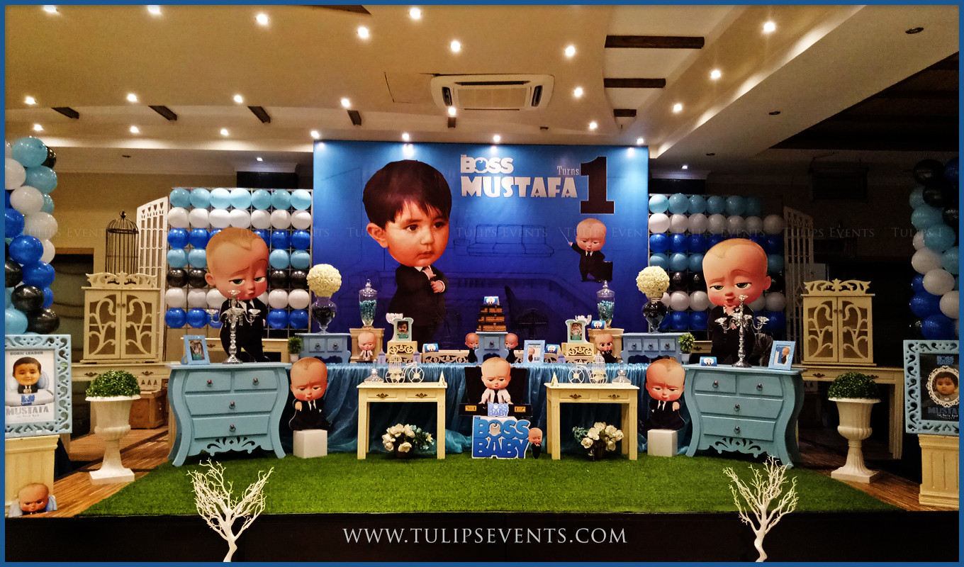 Boss Baby Party Supplies
 BOSS Baby Party Decor ideas by Tulips Events in Pakistan