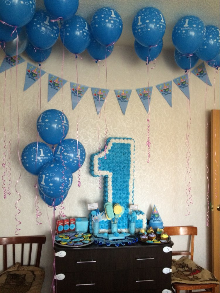 Boy Birthday Decorations
 20pcs 12" Boys&Girls 1st Birthday balls Happy Birthday