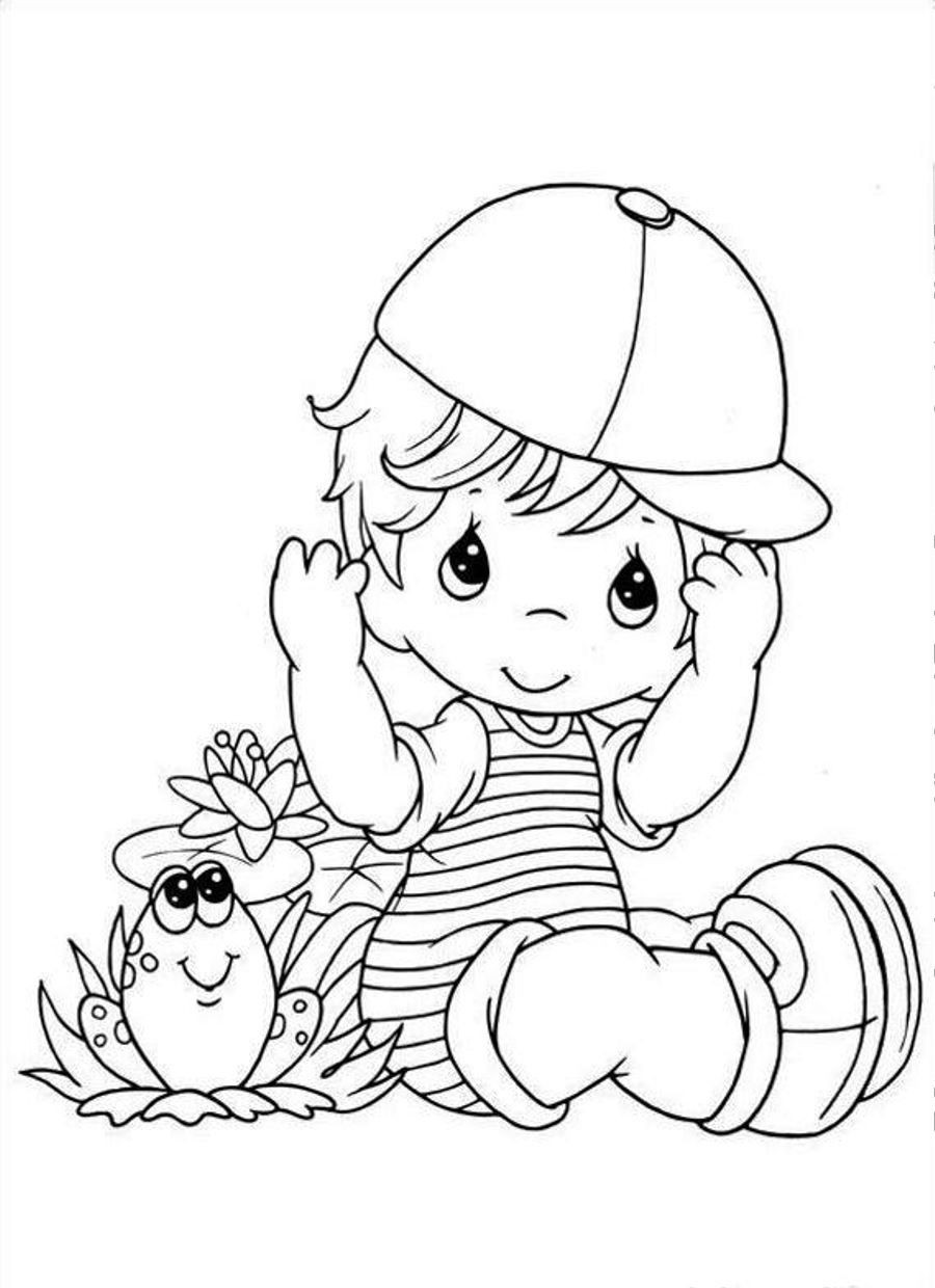 Boys Coloring Books
 baby boy coloring page 09