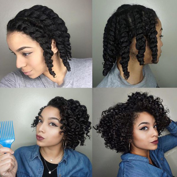 Braid Out Hairstyle
 50 Catchy and Practical Flat Twist Hairstyles