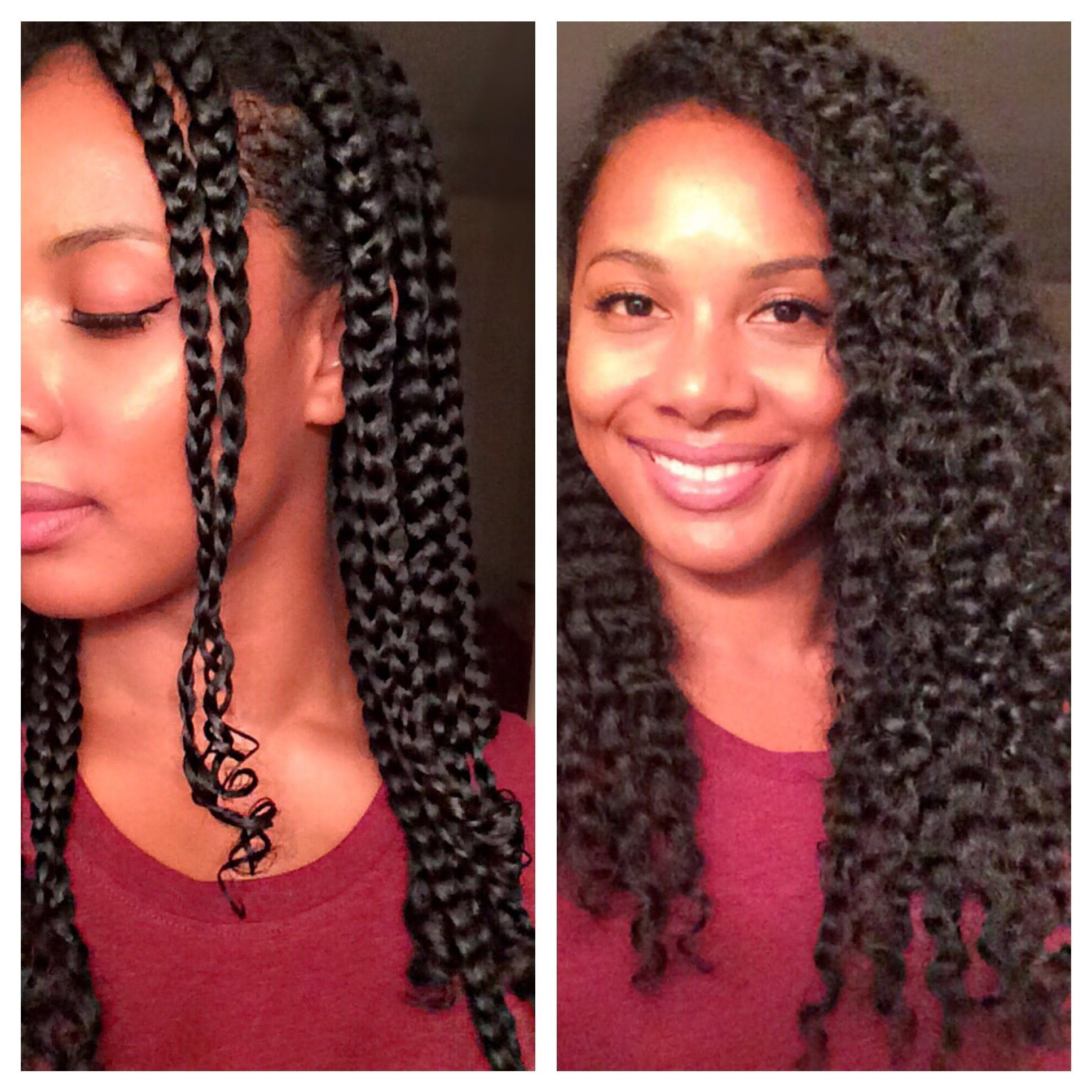 Braid Out Hairstyle
 Natural Hair l Defined Braid Out hair obsession
