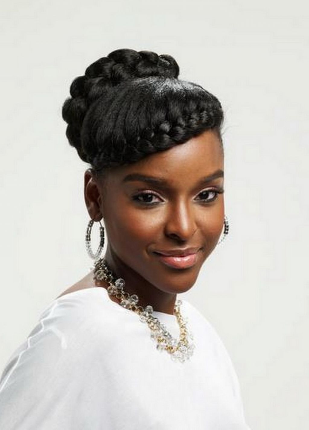 Braided Natural Hairstyles
 15 Fashionable Natural Updo Hairstyles for La s