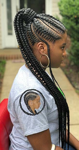 Braided Ponytail Hairstyles For Black Hair
 25 elegant Lemonade braided ponytail hairstyles 2018 for