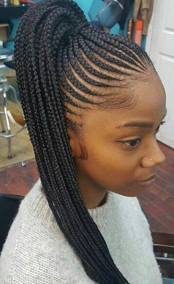 Braided Ponytail Hairstyles For Black Hair
 Image result for cornrows
