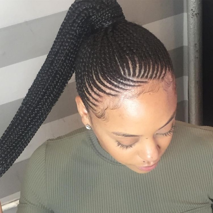Braided Ponytail Hairstyles For Black Hair
 Trending braids styles for black women