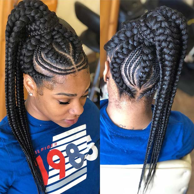 Braided Ponytail Hairstyles For Black Hair
 43 Best Braided Ponytail Hairstyles for 2019