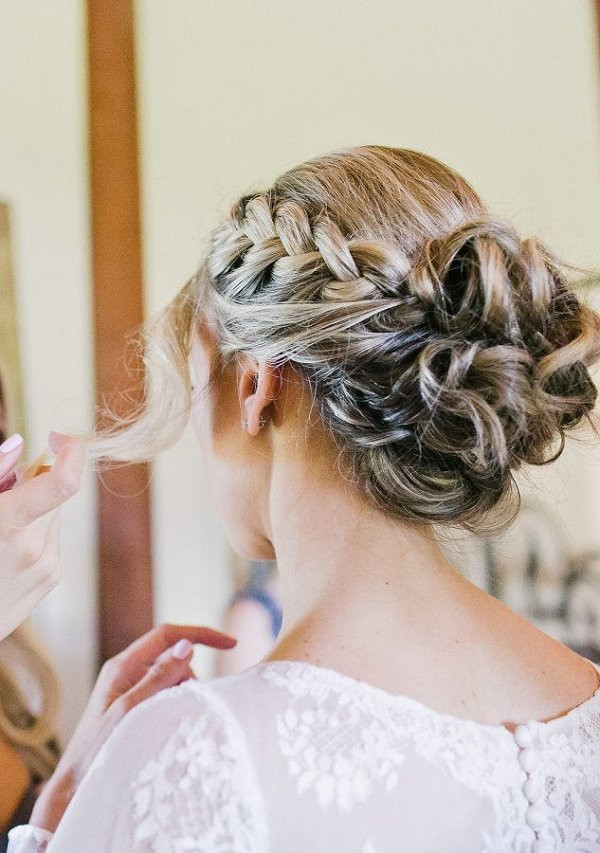 Braiding Hairstyles For Weddings
 braided bun wedding hairstyle for long hair
