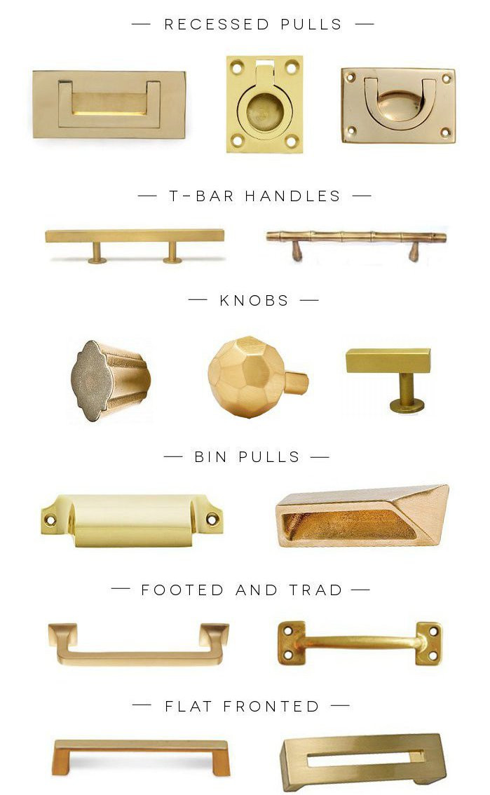 Brass Kitchen Cabinet Hardware
 Peonies Brass brass obsessed a hardware round up of