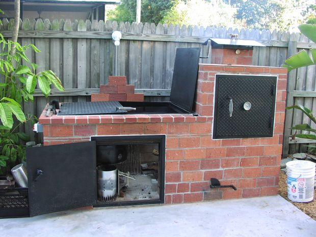 Brick Smoker Plans DIY
 Brick Barbecue 21
