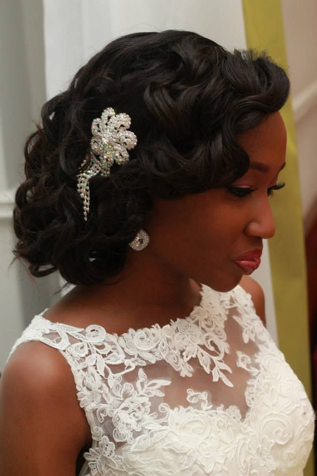 Bridesmaid Hairstyles For Black Hair
 natural hair bridal hairstyles Google Search