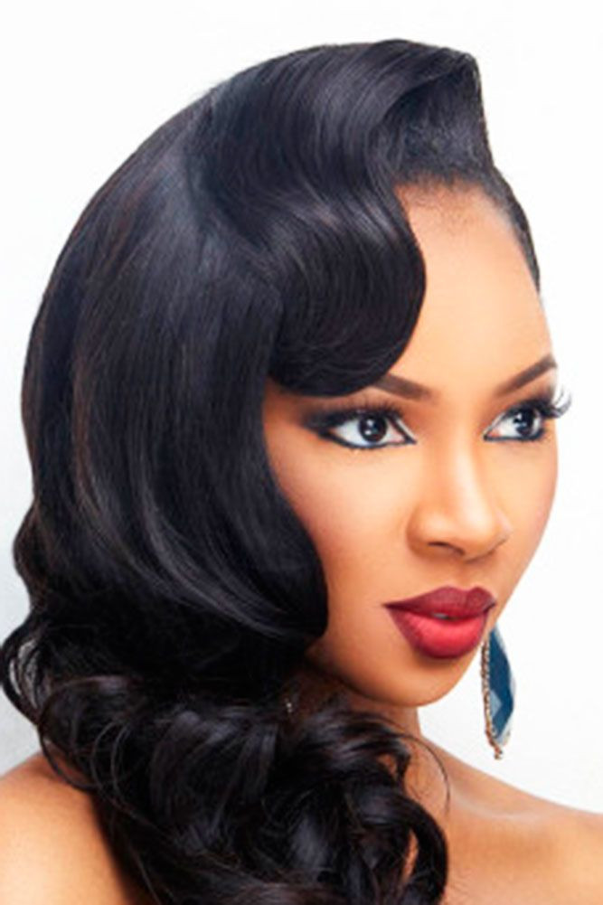 Bridesmaid Hairstyles For Black Hair
 BRIDAL HAIR WITH WEAVE & MAKEUP FOR BLACK BEAUTIES
