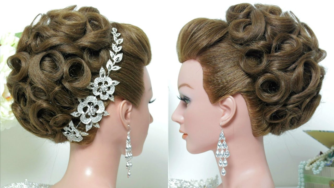 Bridesmaid Hairstyles For Long Hair
 Bridal hairstyle Wedding updo for long hair tutorial