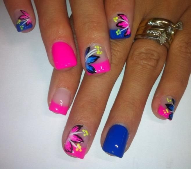 Bright Nail Colors For Summer
 Cute summer bright nail designs 2015 Styles 7