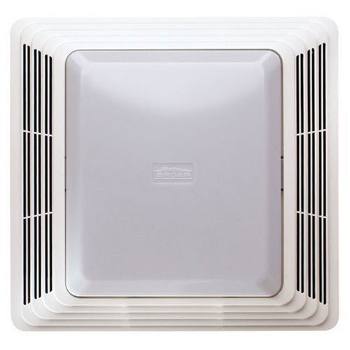 Broan Bathroom Fan Light Cover
 Broan 678 White 50 CFM Quiet Bath Ceiling Ventilation Fan