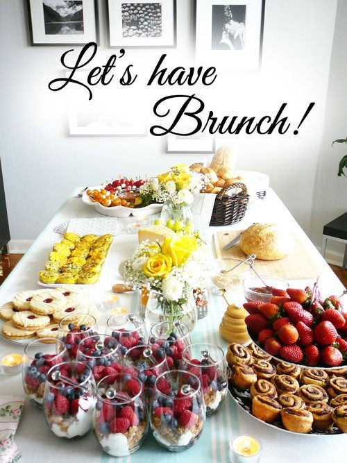 Brunch Ideas For Birthday Party
 LOVELY BRUNCH AT HOME