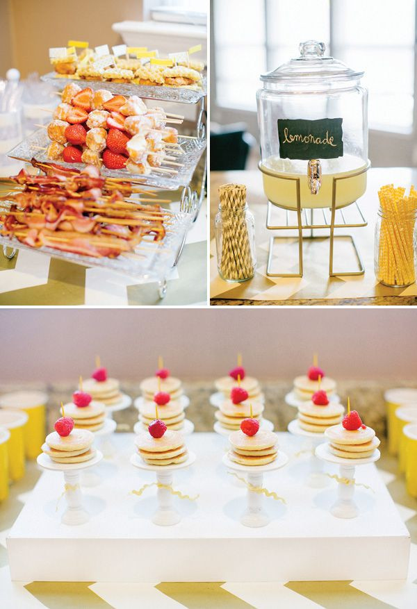 Brunch Ideas For Birthday Party
 Cheery "You Are My Sunshine" First Birthday Party
