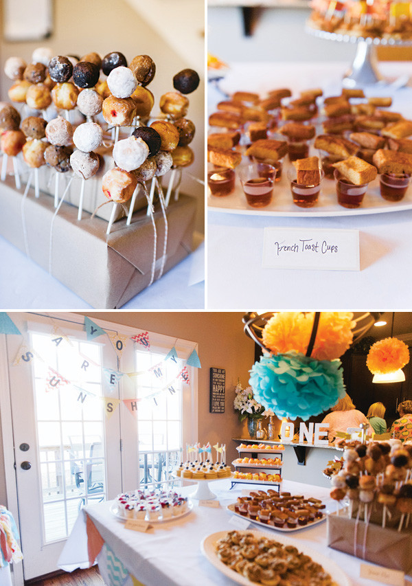 Brunch Ideas For Birthday Party
 "Good Morning Sunshine" Breakfast First Birthday Party