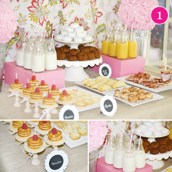 Brunch Ideas For Birthday Party
 Party of 5 Pink Birthday Brunch Aqua & Lace SpongeBob