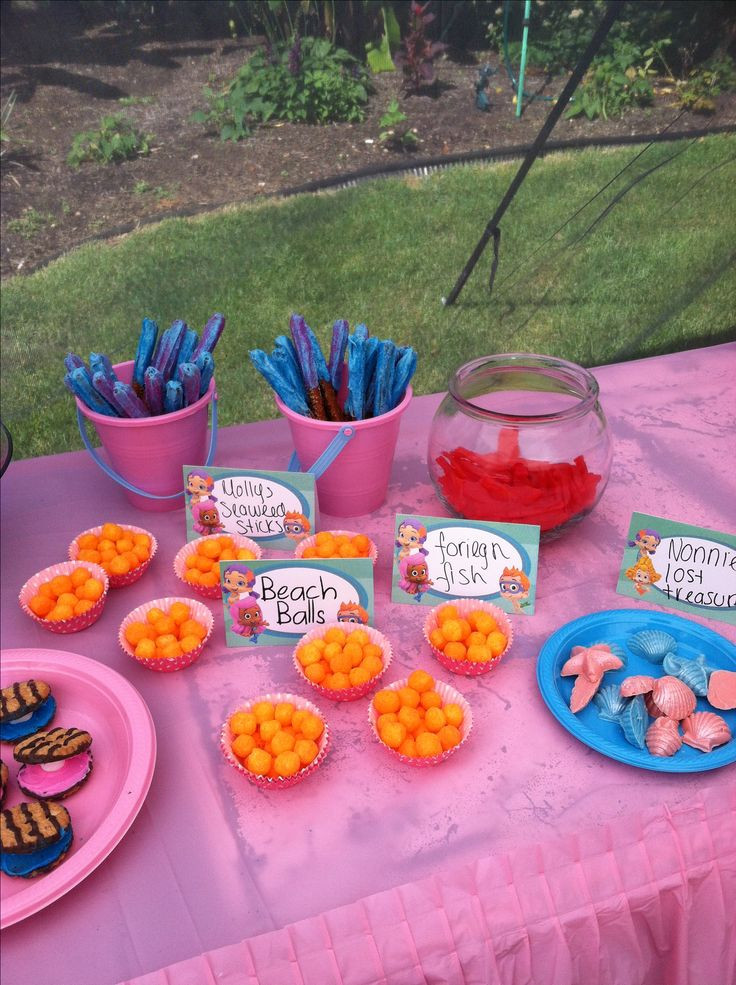 Bubble Guppies Party Food Ideas
 112 best images about Bubble Guppies DIY Party Theme on