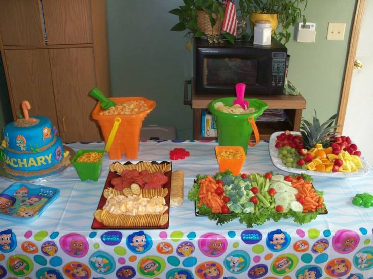Bubble Guppies Party Food Ideas
 Pin on Zachary s 1st Birthday