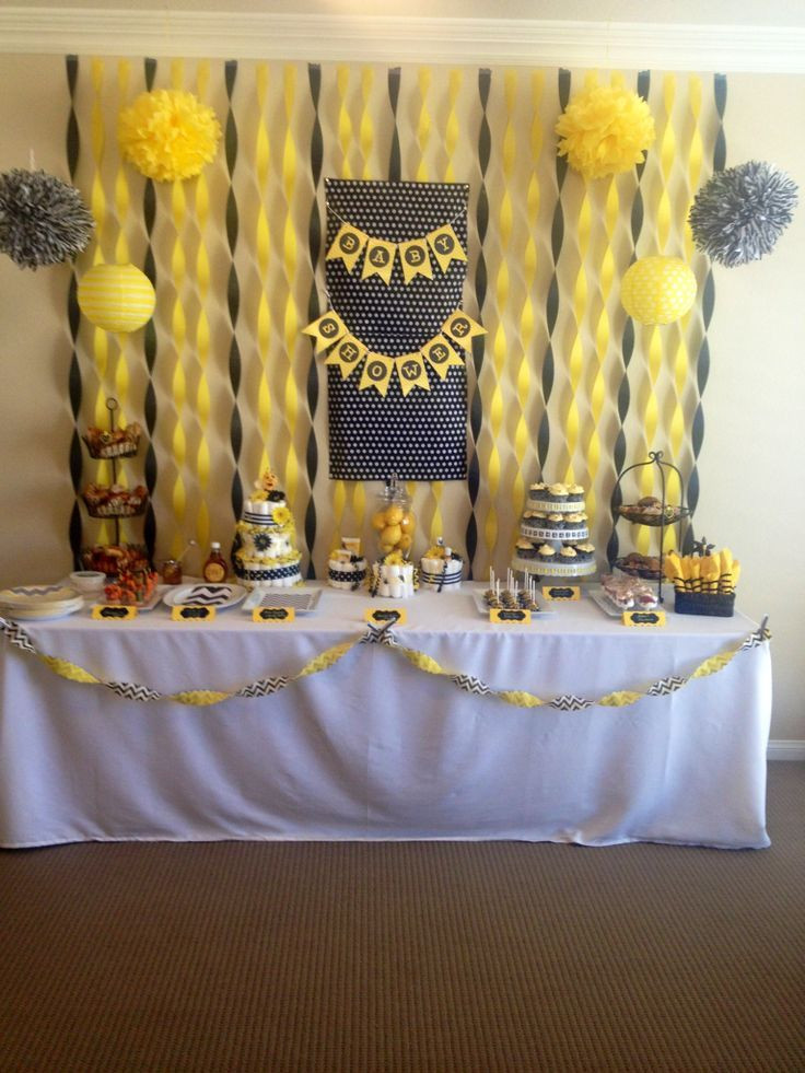 Bumble Bee Baby Shower Decorations Ideas
 bee baby shower Google Search