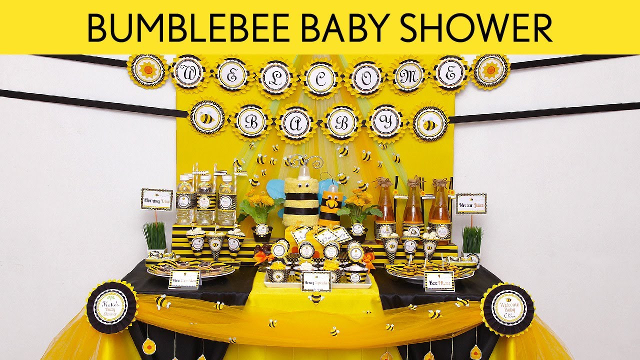 Bumble Bee Baby Shower Decorations Ideas
 Bumblebee Baby Shower Party Ideas Bumblebee S17