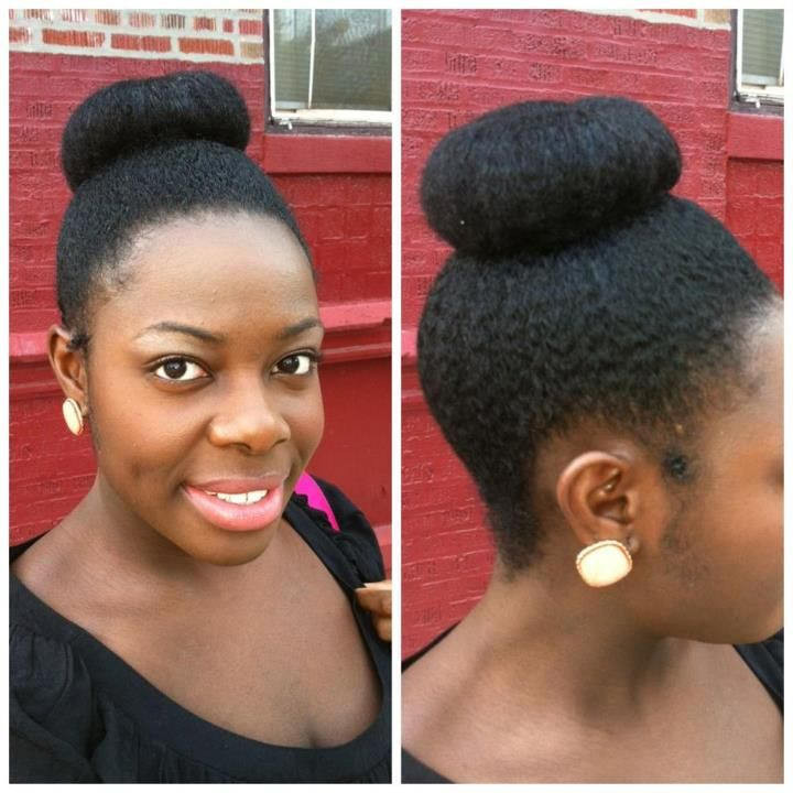 Bun Hairstyles For Natural Hair
 20 Natural Hair Styles That Are Professional Enough For