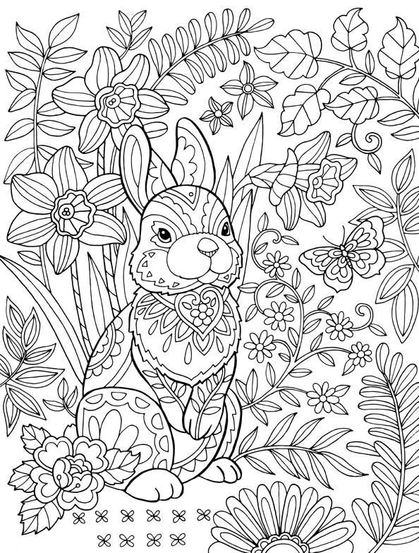 Bunny Coloring Pages For Adults
 Easter Coloring Pages for Adults Best Coloring Pages For
