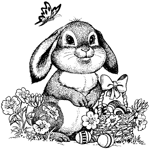 Bunny Coloring Pages For Adults
 easter bunny coloring pages for adults