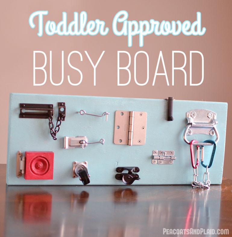 Busy Boards For Toddlers DIY
 Toddler Busy Latch Board [TUTORIAL] Bre Pea