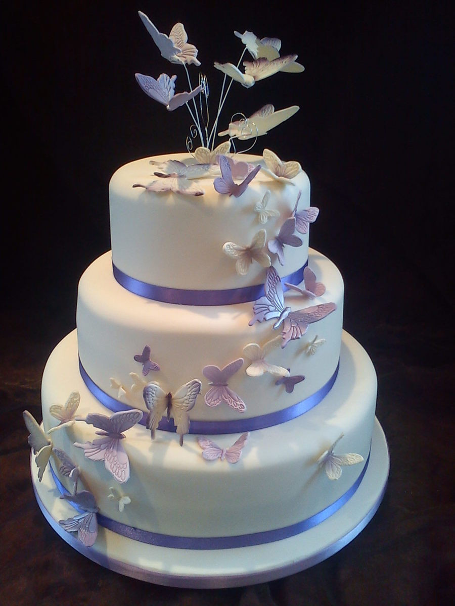 Butterfly Wedding Cakes
 Butterfly Wedding Cake CakeCentral