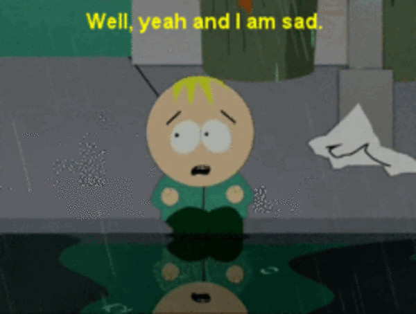 Butters Beautiful Sadness Quote
 Butters Just Bomb Us With An Important Life Lesson