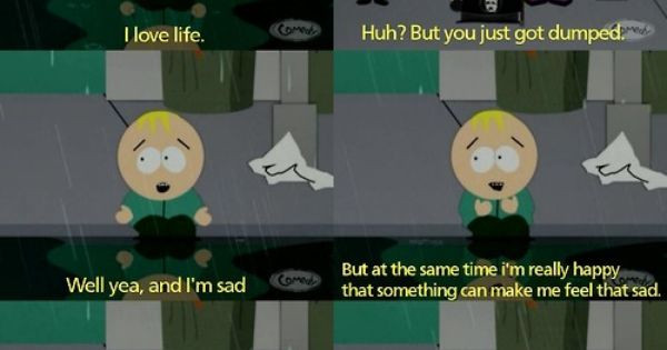 Butters Beautiful Sadness Quote
 25 Times "South Park" Made You Reevaluate Your Life