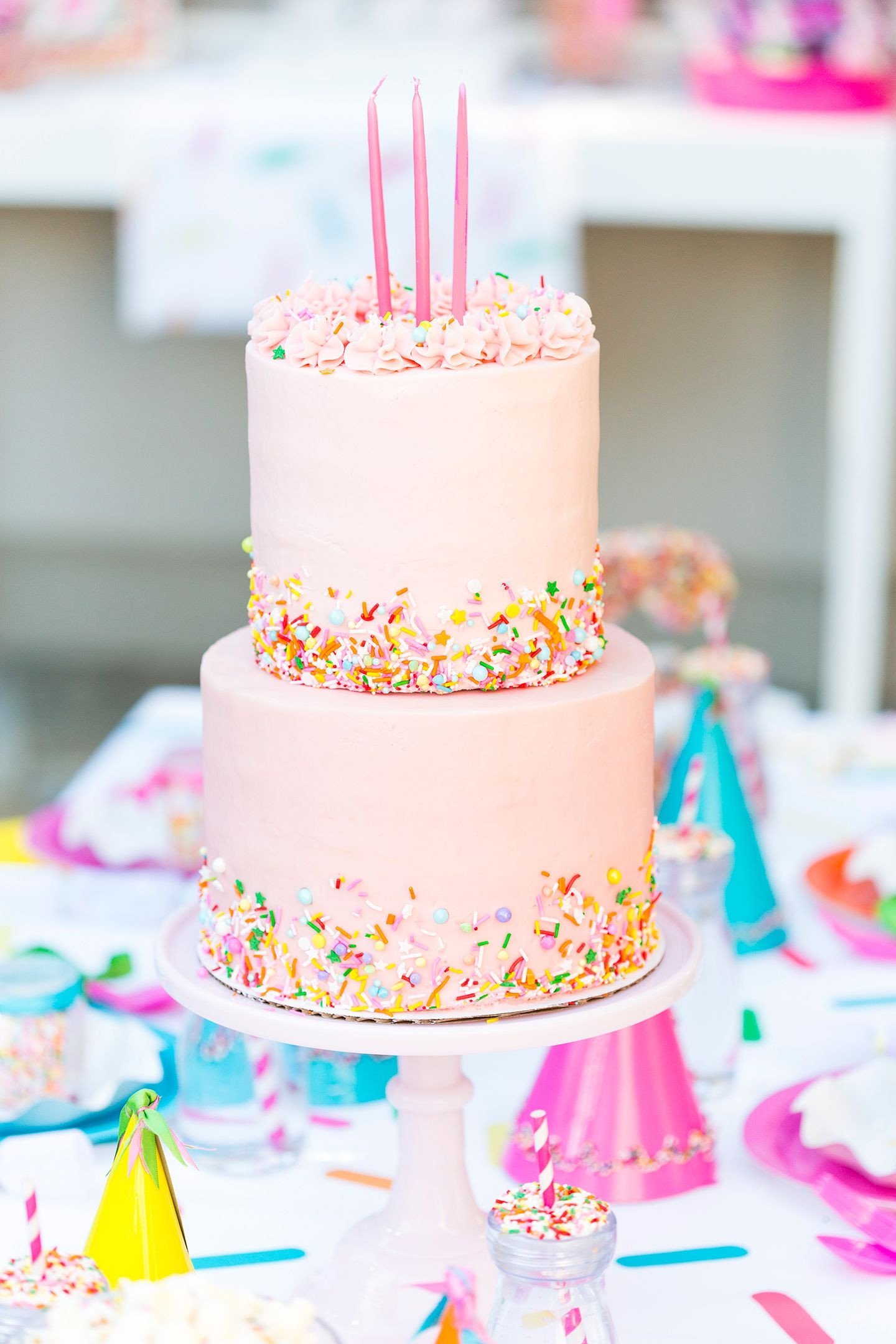 Cake Decorating Birthday Party
 Sprinkle Themed Birthday Party