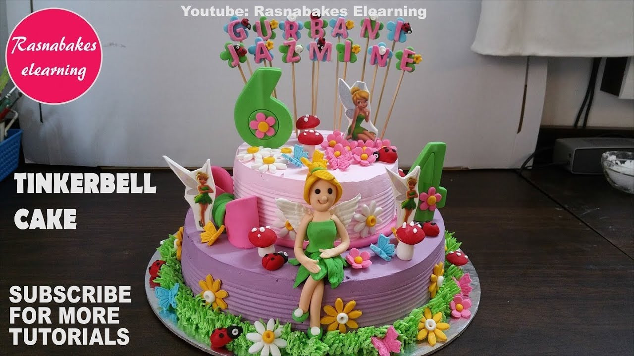 Cake For Kids Birthday
 tinkerbell cake birthday cakes for girls design ideas
